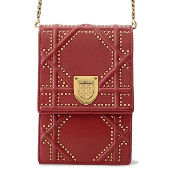 Dior Handbags - ★SOLD★ Dior Chain Shoulder Bag Diorama Studs Leather